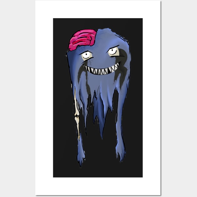 Ghostly monster Wall Art by xaxuokxenx